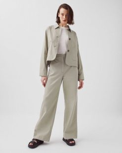 Pantalons | Comptoir des Cotonniers Blandine - Pantalon Droit Abbey Stone