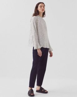 Tops / Blouses / Chemises | Comptoir des Cotonniers Blouse Fluide Manches Longues Daisy Blue