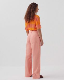 Pantalons | Comptoir des Cotonniers Blandine - Pantalon Droit Coral Almond