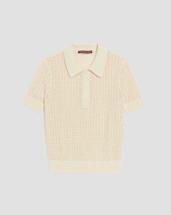 Maille | Comptoir des Cotonniers Pull Col Polo Manches Courtes Albore