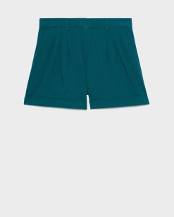 Jupes / Shorts | Comptoir des Cotonniers Short En Coton Gulf Coast Blue