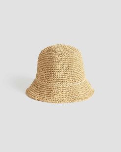 Accessoires | Comptoir des Cotonniers Chapeau En Raphia Natural