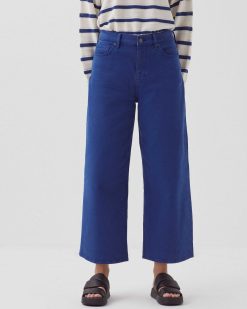 Jeans | Comptoir des Cotonniers Emy - Jean Cropped Wide Leg Sodalite Blue