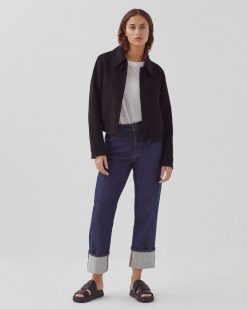 Vestes / Manteaux | Comptoir des Cotonniers Blouson Court Double Face En Laine M Lang E Black