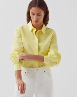 Tops / Blouses / Chemises | Comptoir des Cotonniers Chemise Ample En Coton Blazing Yellow