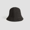 Accessoires | Comptoir des Cotonniers Chapeau En Raphia Black