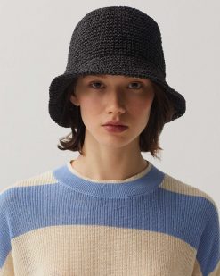 Accessoires | Comptoir des Cotonniers Chapeau En Raphia Black