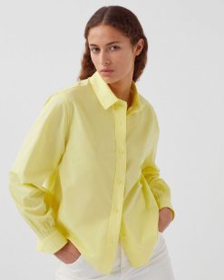 Tops / Blouses / Chemises | Comptoir des Cotonniers Chemise Ample En Coton Blazing Yellow