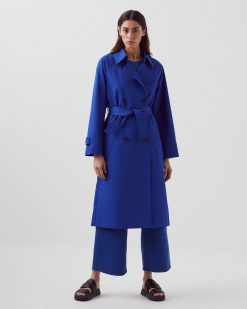 Vestes / Manteaux | Comptoir des Cotonniers Catherine - Trench Ample Sodalite Blue