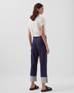 Jeans | Comptoir des Cotonniers Ava - Jean Straight Selvedge Denim Brut