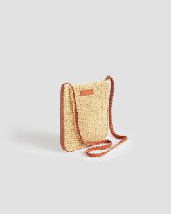 Accessoires | Comptoir des Cotonniers Petit Sac Bandouli Re En Raphia Natural