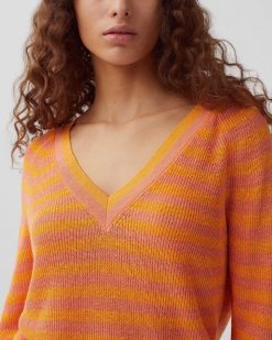 Maille | Comptoir des Cotonniers Pull Col V En Lin Thin Sheen