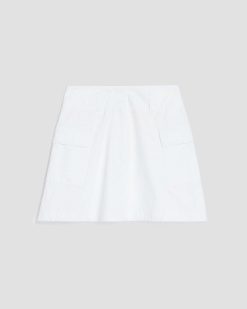 Nos Ensembles | Comptoir des Cotonniers Mini Jupe Cargo Brillant White