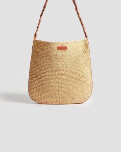 Accessoires | Comptoir des Cotonniers Sac Bandouli Re En Raphia Natural