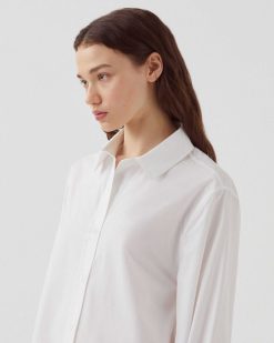 Tops / Blouses / Chemises | Comptoir des Cotonniers Chemise Ample En Coton White