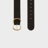 Accessoires | Comptoir des Cotonniers Ceinture Large En Cuir Su D Black