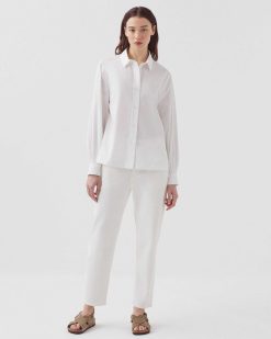 Tops / Blouses / Chemises | Comptoir des Cotonniers Chemise Ample En Coton White