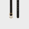 Accessoires | Comptoir des Cotonniers Ceinture Fine En Cuir Su D Black