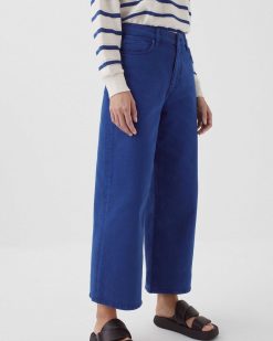 Jeans | Comptoir des Cotonniers Emy - Jean Cropped Wide Leg Sodalite Blue