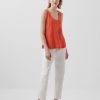 T-Shirts / D Bardeurs | Comptoir des Cotonniers D Bardeur En Lin Tiger Lily Orange