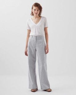 Pantalons | Comptoir des Cotonniers Blandine - Pantalon Droit Blue Mini St