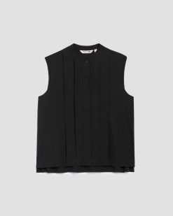 Tops / Blouses / Chemises | Comptoir des Cotonniers Blouse Sans Manches Black Beauty