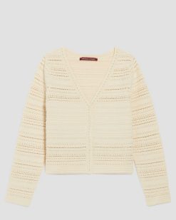 Maille | Comptoir des Cotonniers Cardigan En Crochet Coton Albore